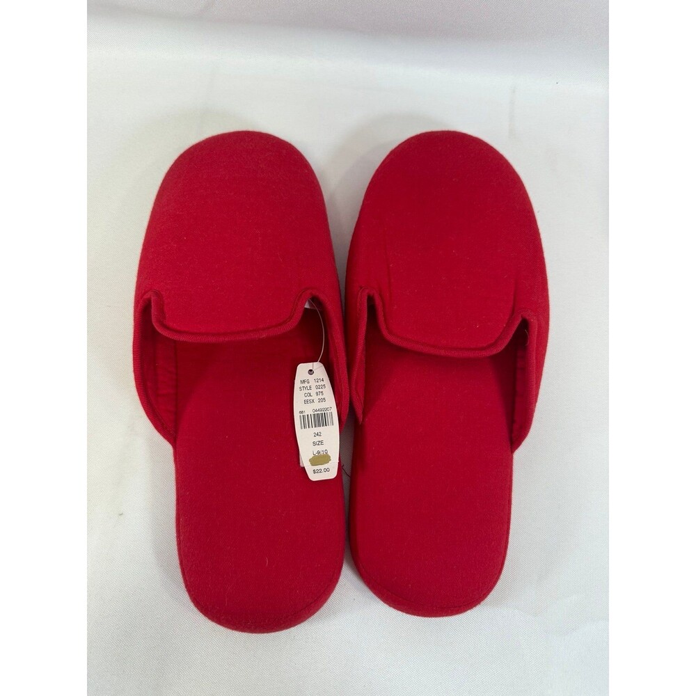 Victoria’s Secret Women’s Slippers RED Size Large (9/10) NWT